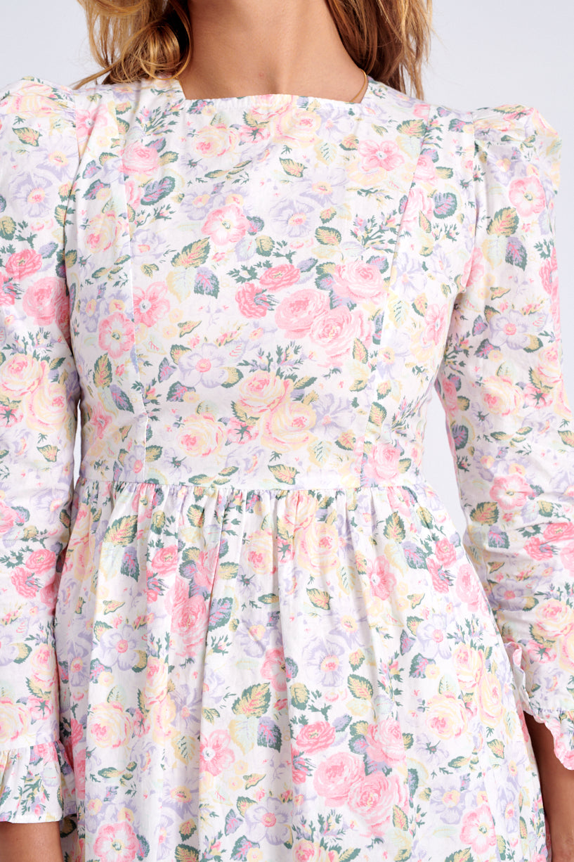 Batsheva x Laura Ashley Mini Prairie dress quartet-Laura Ashley floral dress-Batsheva floral dress-Idun-St. Paul