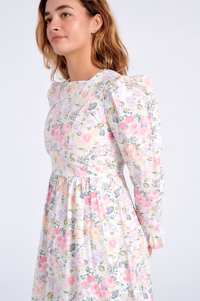 Batsheva x Laura Ashley Mini Prairie dress quartet-Laura Ashley floral dress-Batsheva floral dress-Idun-St. Paul