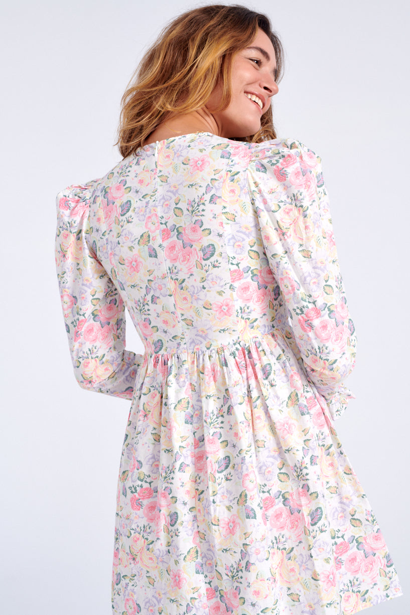 Batsheva x Laura Ashley Mini Prairie dress quartet-Laura Ashley floral dress-Batsheva floral dress-Idun-St. Paul