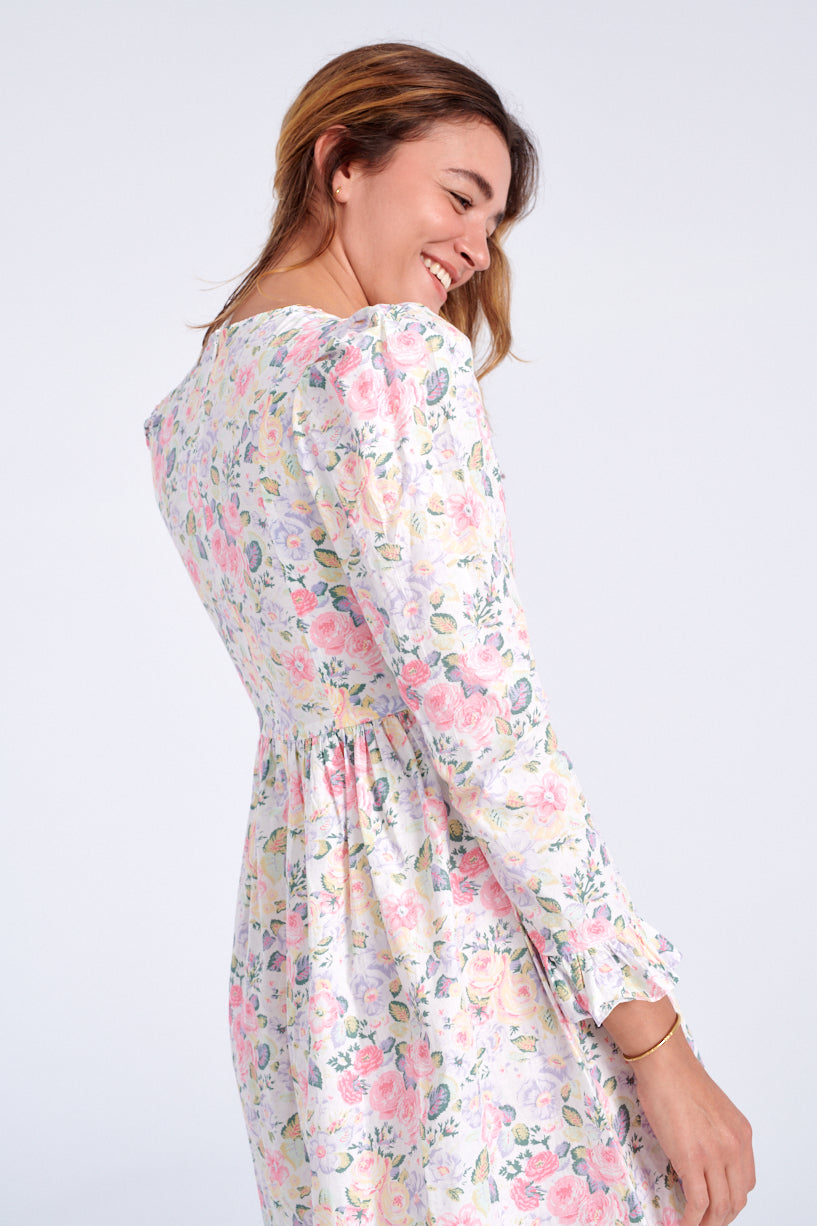 Batsheva x Laura Ashley Mini Prairie dress quartet-Laura Ashley floral dress-Batsheva floral dress-Idun-St. Paul