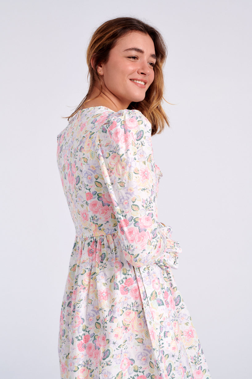 Batsheva x Laura Ashley Mini Prairie dress quartet-Laura Ashley floral dress-Batsheva floral dress-Idun-St. Paul