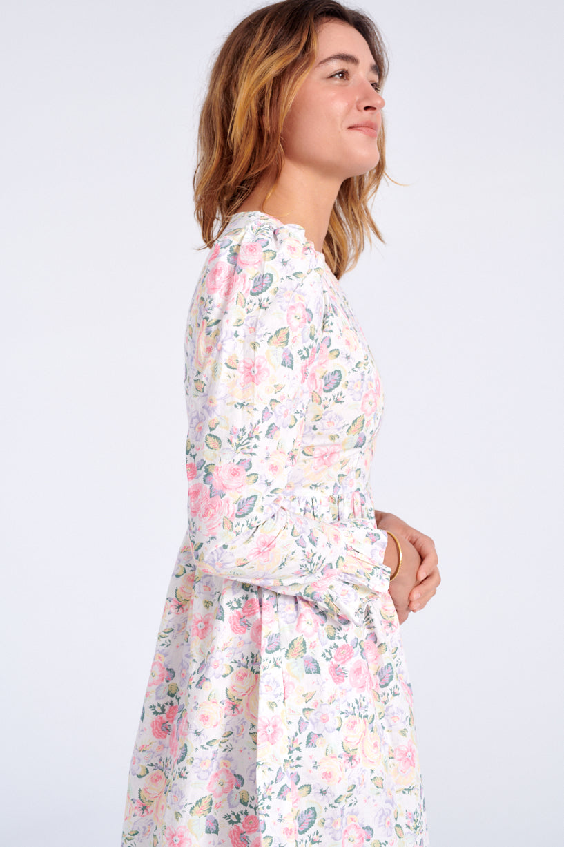 Batsheva x Laura Ashley Mini Prairie dress quartet-Laura Ashley floral dress-Batsheva floral dress-Idun-St. Paul