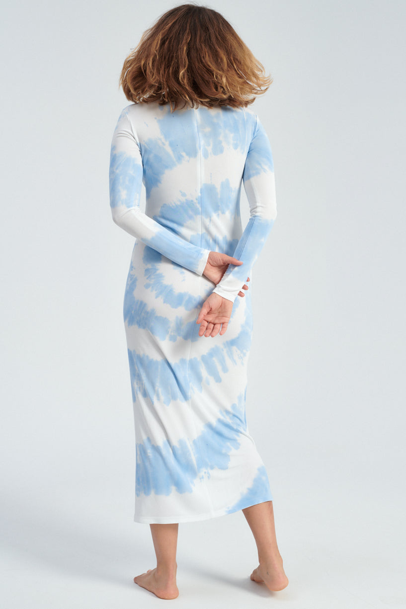 Nomia Maxi Dress-Nomia long sleeve dress-Nomia tie dye dress-Idun-St. Paul