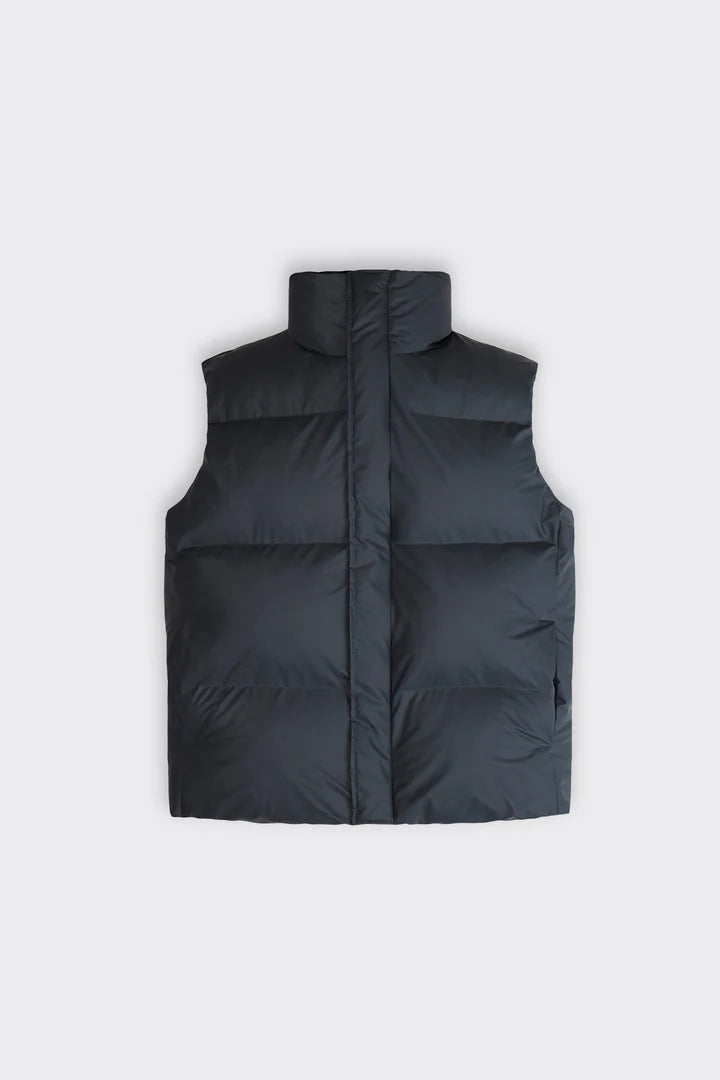 Rains Boxy Puffer Vest Slate-Rains puffy winter vest slate-Idun-St. Paul