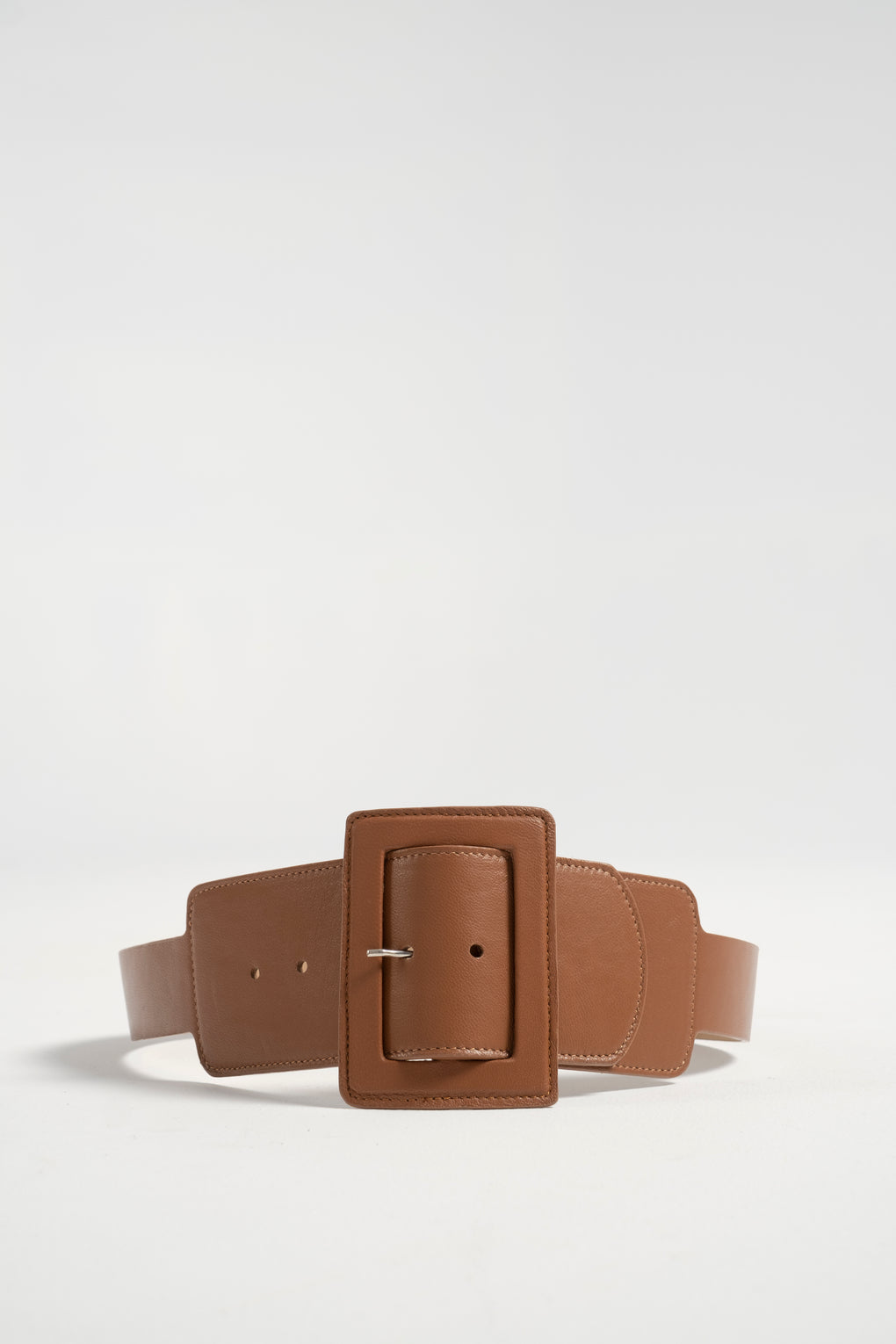 Maryam Nassir Zadeh-Maryam Nassir Zadeh win belt-oversized belt-leather belt-camel belt-Idun-St. Paul