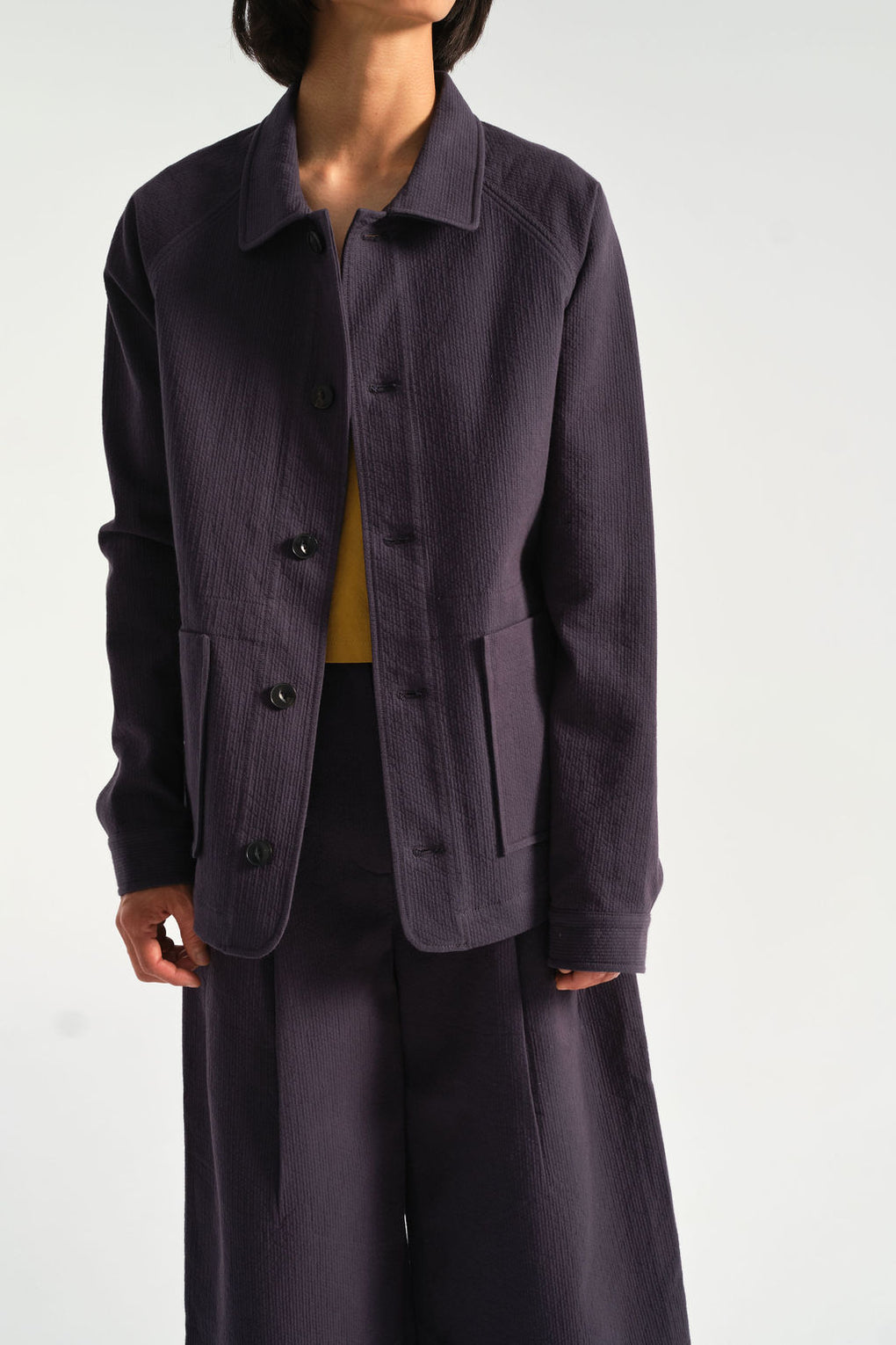 7115 by Szeki-Chore Jacket-blue unisex jacket-fall jacket-blue jacket-navy jacket-Idun-St. Paul