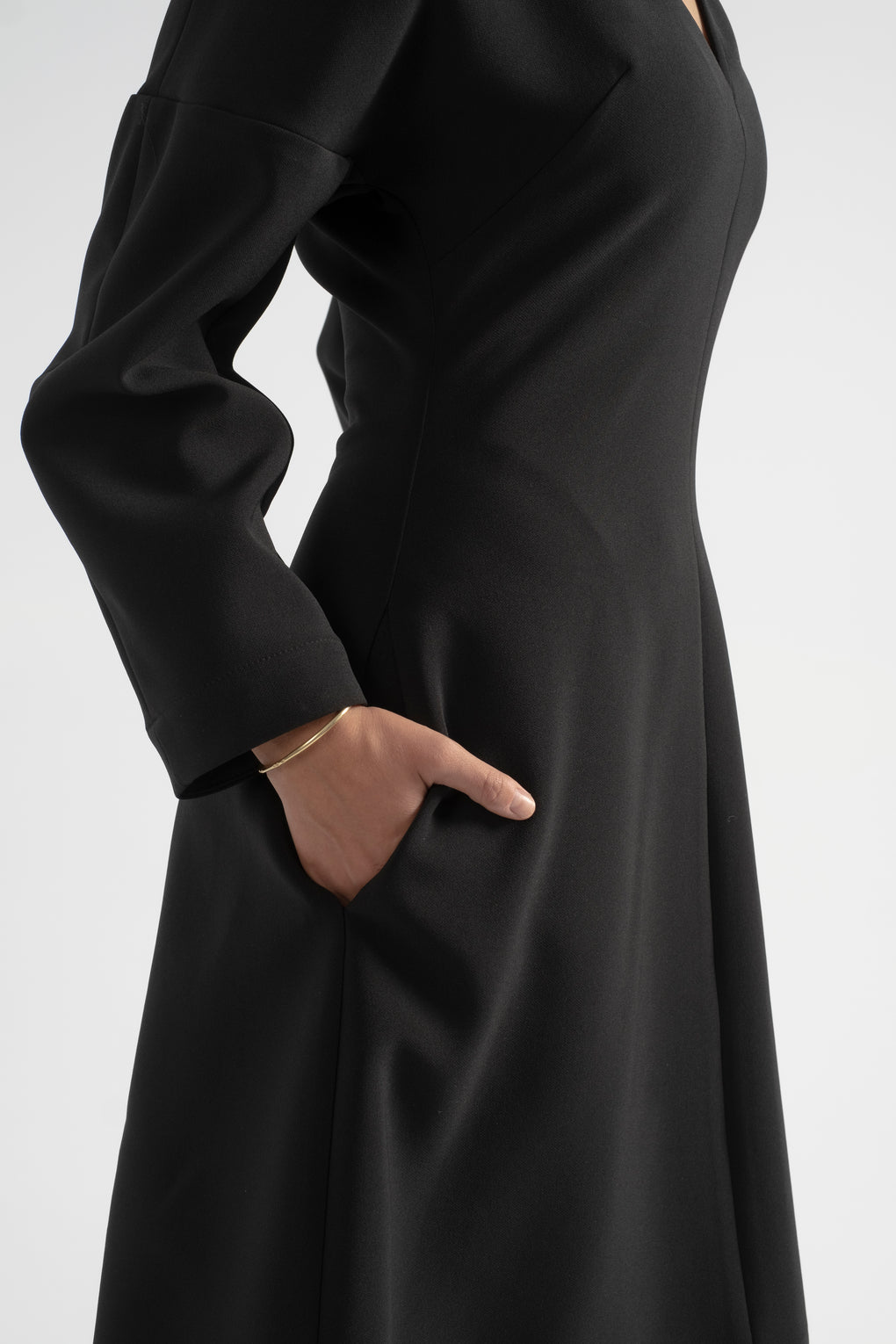 Nomia dolman sleeve dress-Nomia dress-black dress-long sleeve black dress-dolman sleeve dress-black fall dress-Idun-St. Paul