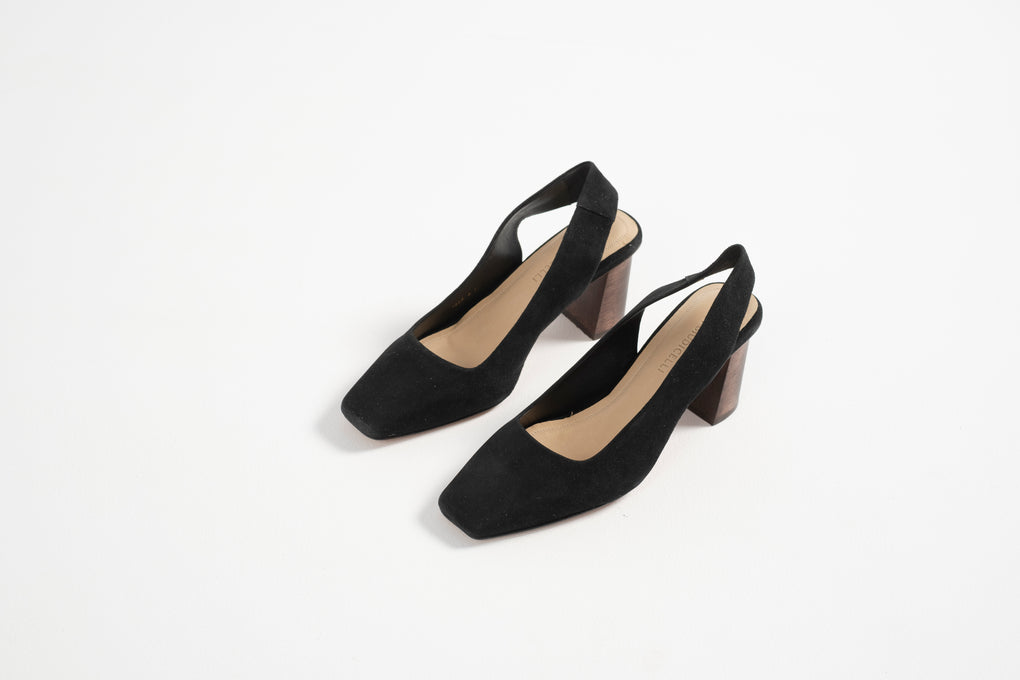 Mari Giudicelli-Mari Giudicelli Helena Pump-black pump-black heel-suede heel-Idun-St. Paul