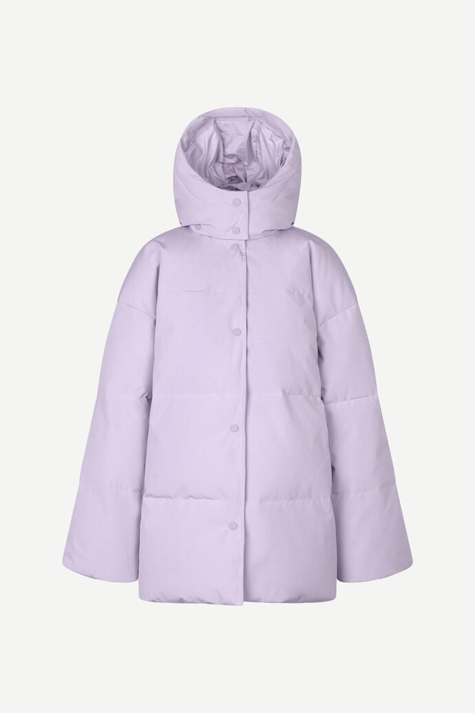 Samsoe Samsoe Hana Jacket Orchid Petal-Samsoe Samsoe Hana winter coat purple-Samsoe Samsoe purple puffer coat-Samsoe Samsoe orchid violet puffer coat-idun-St. Paul