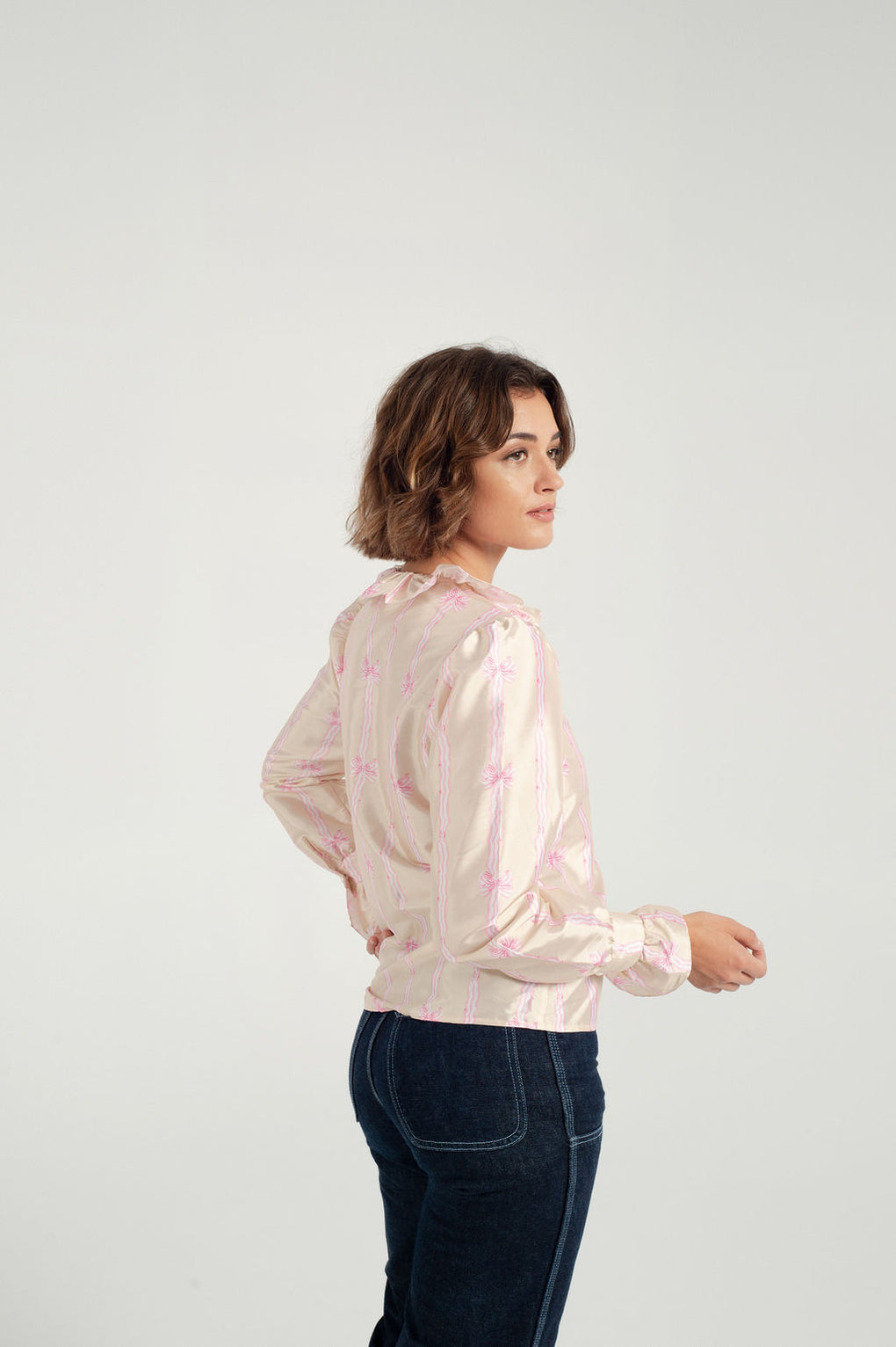 Batsheva-Batsheva petal blouse-batsheva bow blouse-batsheva silk blouse-Idun-St. Paul