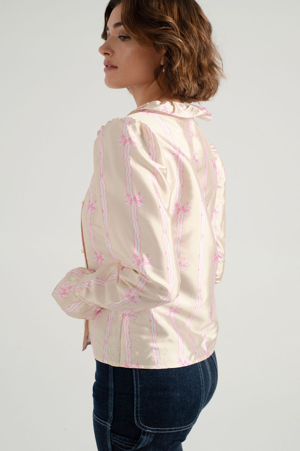 Batsheva-Batsheva petal blouse-batsheva bow blouse-batsheva silk blouse-Idun-St. Paul