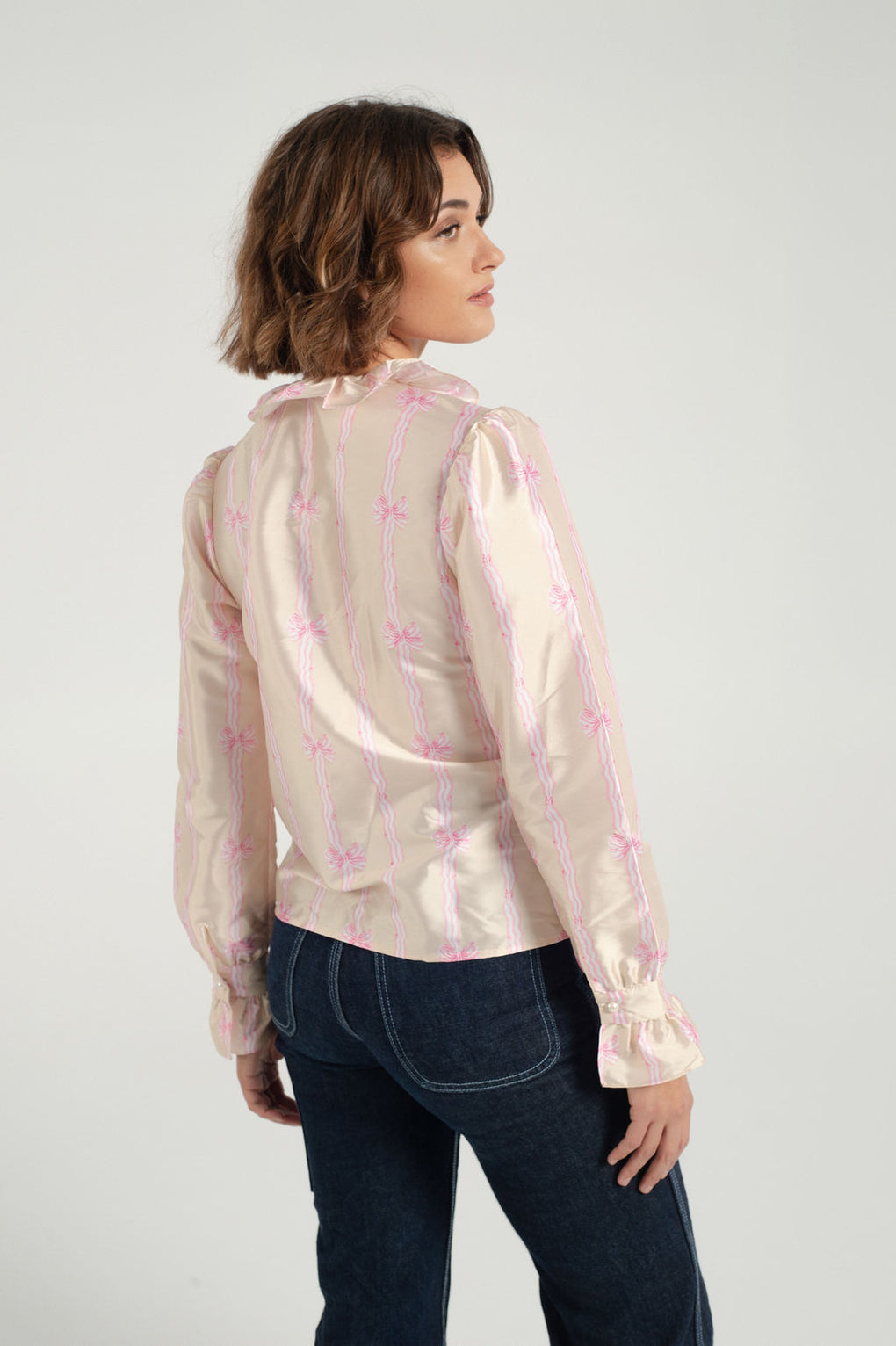 Batsheva-Batsheva petal blouse-batsheva bow blouse-batsheva silk blouse-Idun-St. Paul