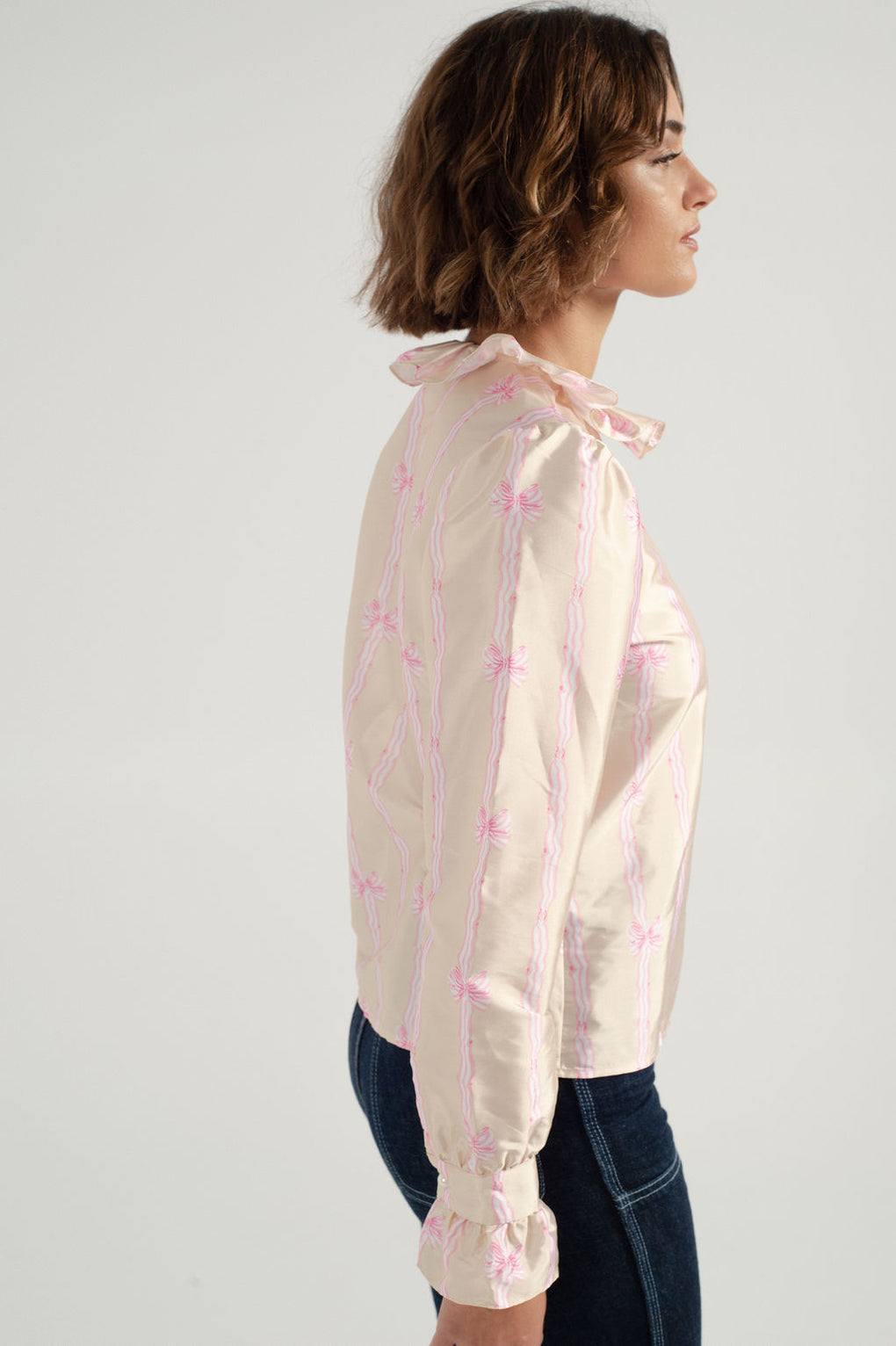 Batsheva-Batsheva petal blouse-batsheva bow blouse-batsheva silk blouse-Idun-St. Paul