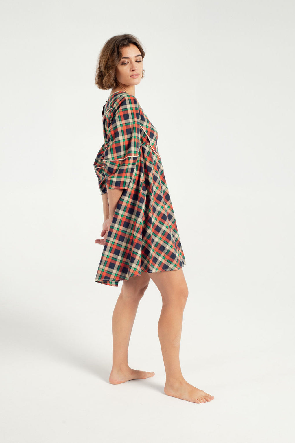 Rachel Antonoff-Pat Tent Dress-Rachel Antonoff plaid dress-Idun-St. Paul