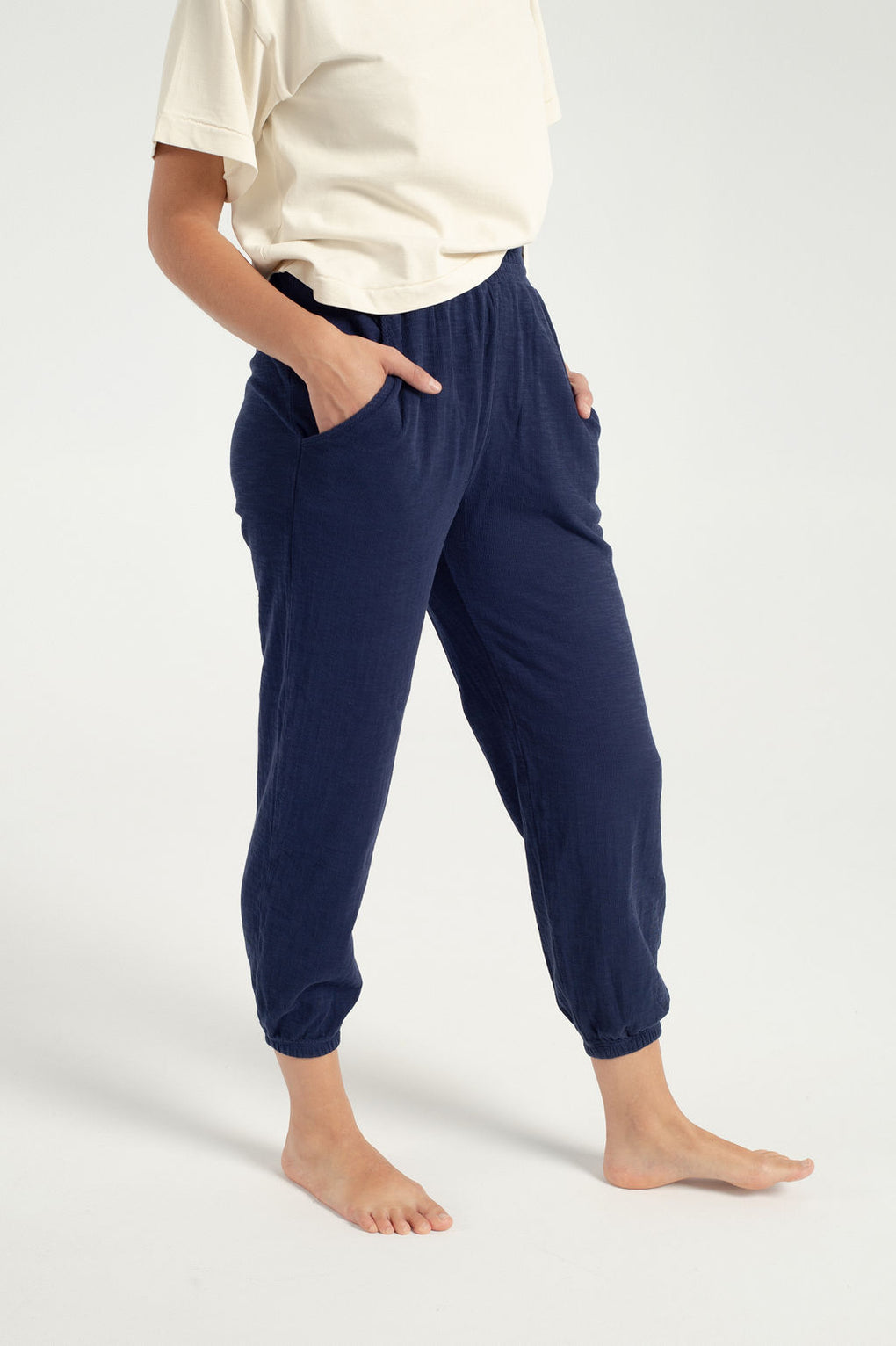 Apiece Apart-Dinas Jogger-navy jogger pants-Apiece Part jogger pants-blue jogger pants-Apiece Apart navy sweatpants-Idun-St. Paul