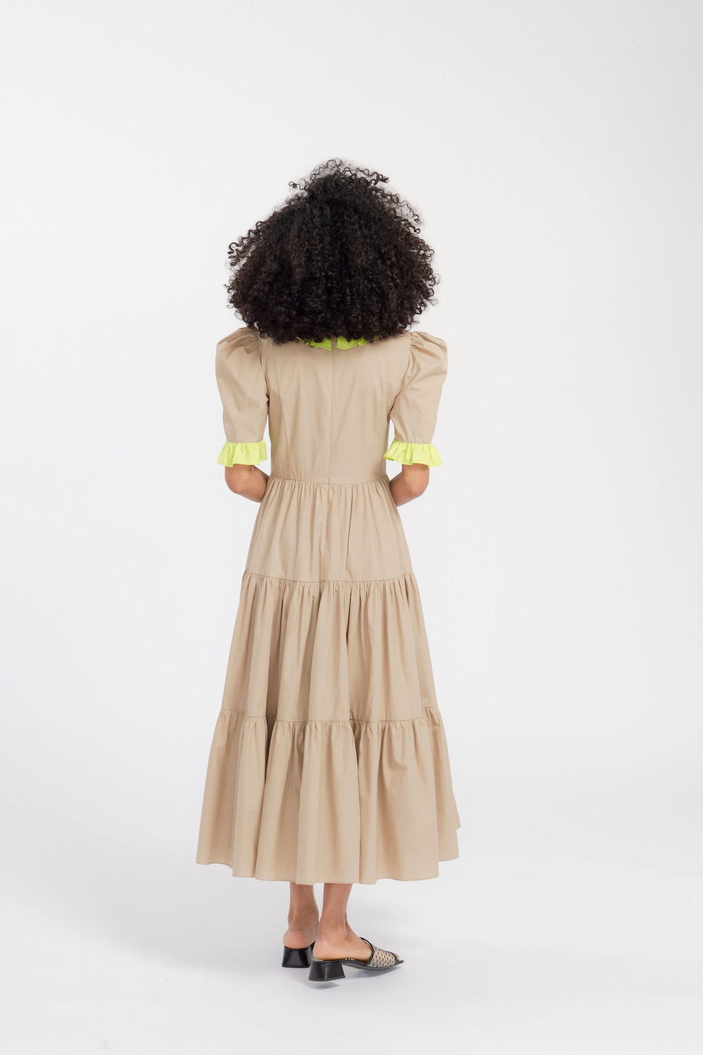Batsheva-Batsheva Spring Lucy Dress-Batsheva camel dress-Batsheva tiered dress-Idun-St. Paul