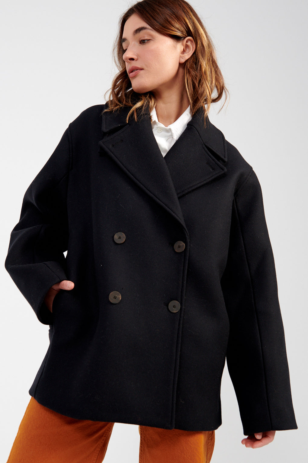 Studio Nicholson Loren Coat darkest navy-Idun-St. Paul