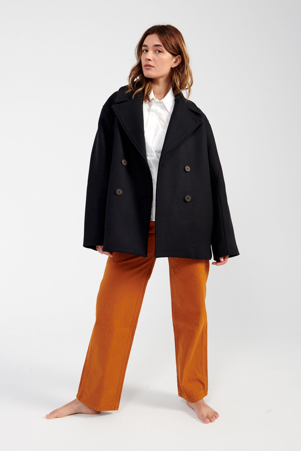 Studio Nicholson Loren Coat darkest navy-Idun-St. Paul