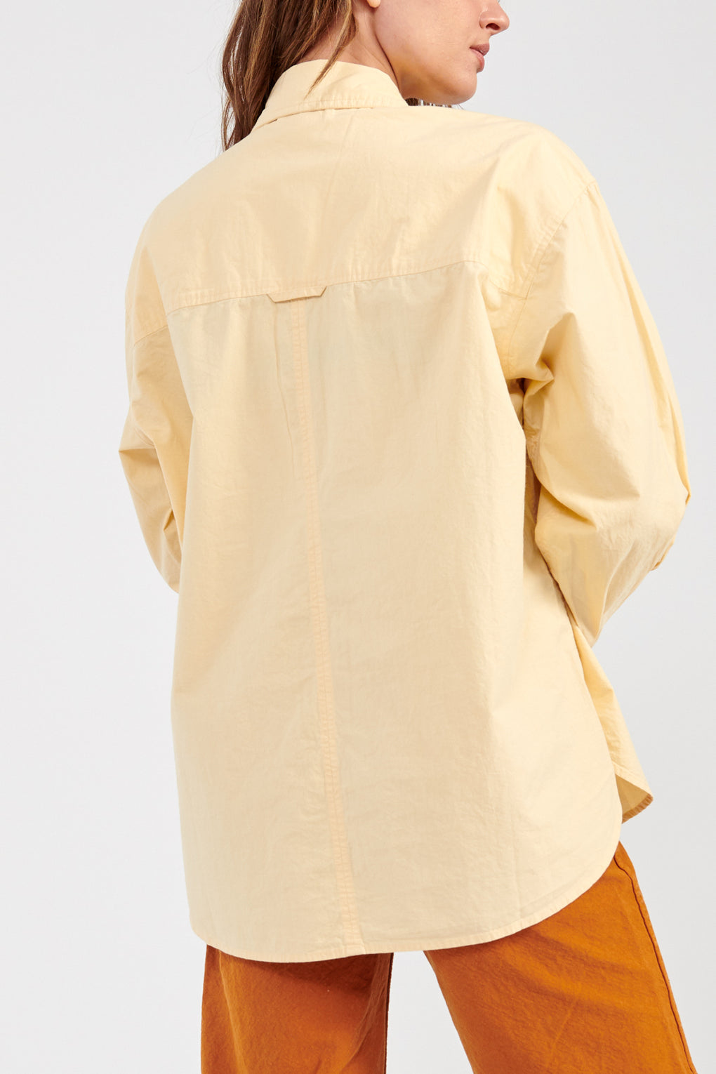 Apiece Apart Oversized Button Up Sunny-Apiece Apart yellow button up shirt-Idun-St. Paul