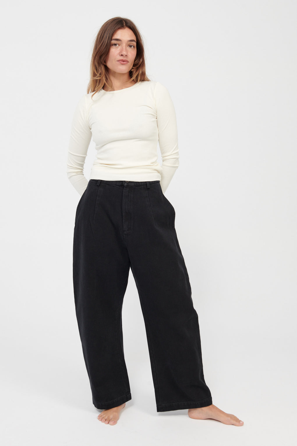Tailored Curve Legged Trouser