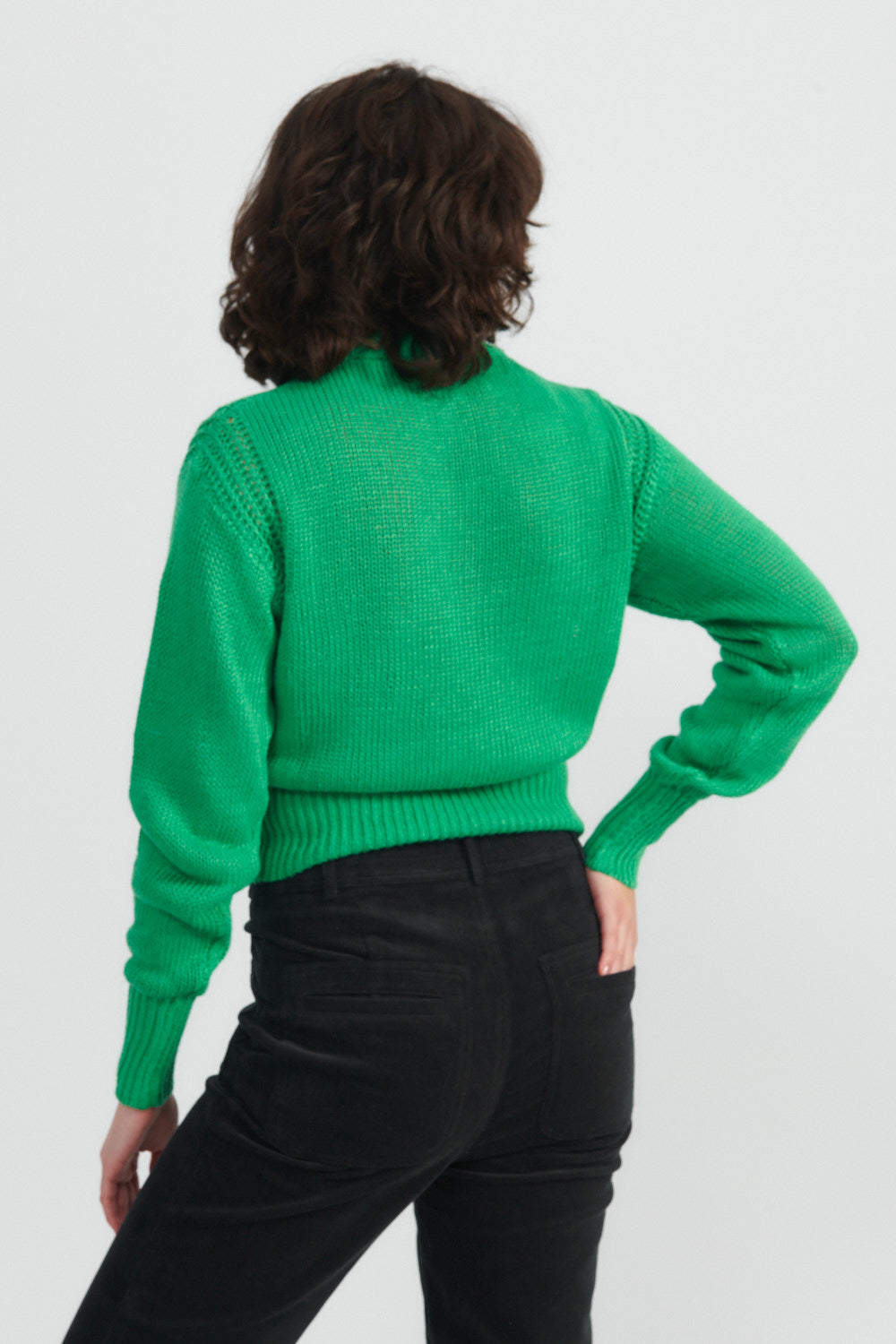 Helmi Cropped Crew Sweater