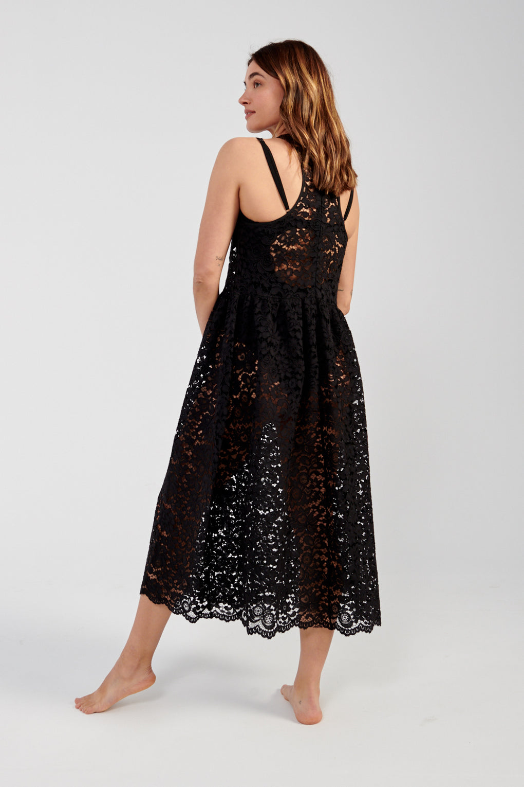 Baum Und Pferdgarten Aveda Dress-Baum Und Pferdgarten black lace dress-Idun-St. Paul