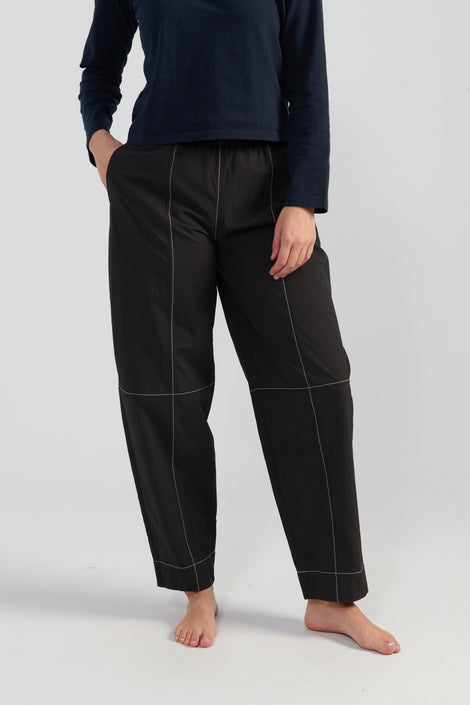 Elasticated Curved Pants