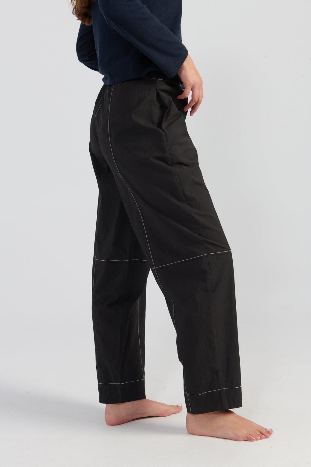 Elasticated Curved Pants