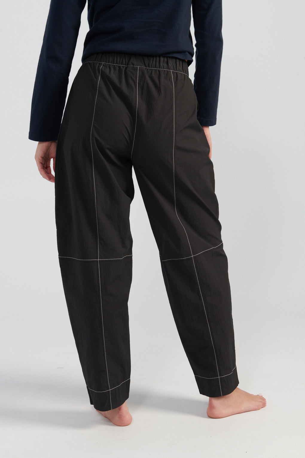 Elasticated Curved Pants