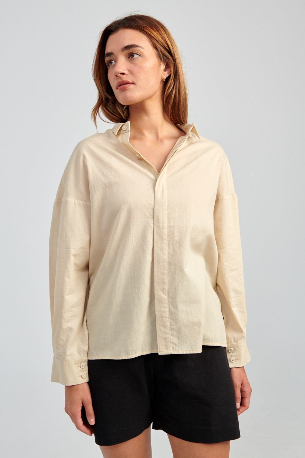 Airy Button Down