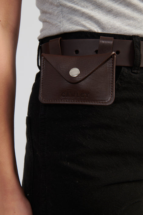 Leather Belt Wallet