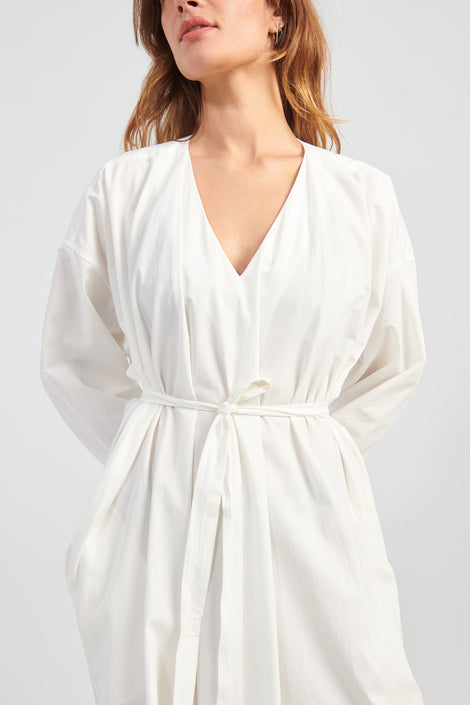 V-Neck Cocoon Midi Dress