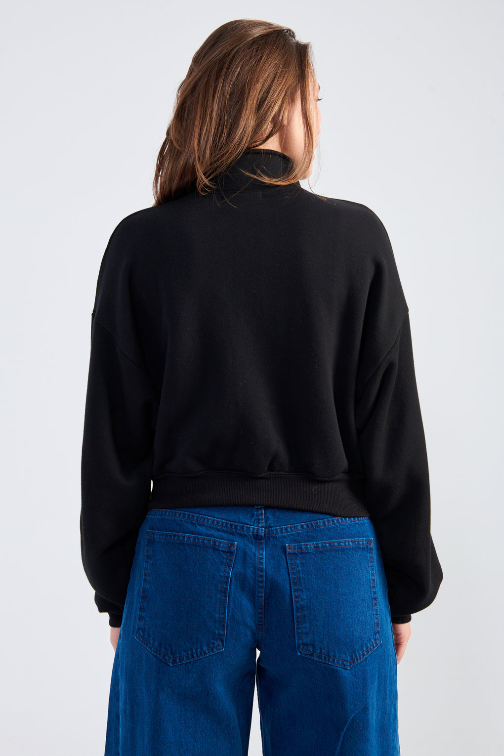 Cropped Half-Zip