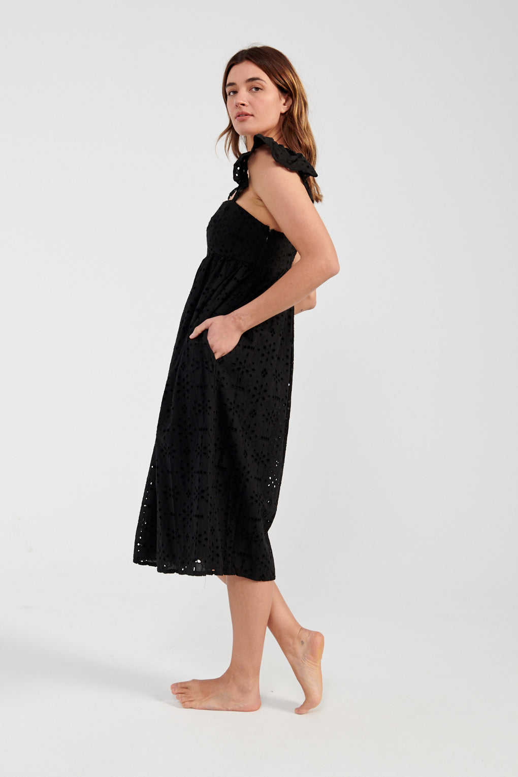 Baum Und Pferdgarten Ashaki Dress-Baum Und Pferdgarten black lace dress-Idun-St. Paul