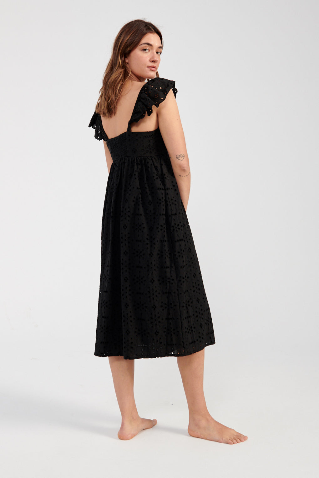 Baum Und Pferdgarten Ashaki Dress-Baum Und Pferdgarten black lace dress-Idun-St. Paul