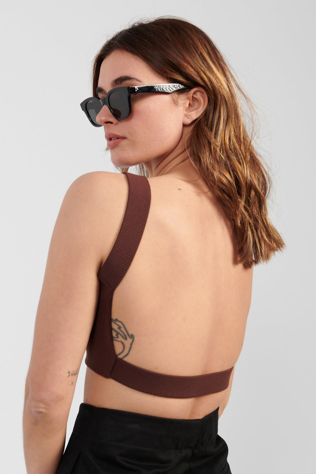 Nią Thomas Misty Bralette chocolate-Nia Thomas brown bralette-Idun-St. Paul