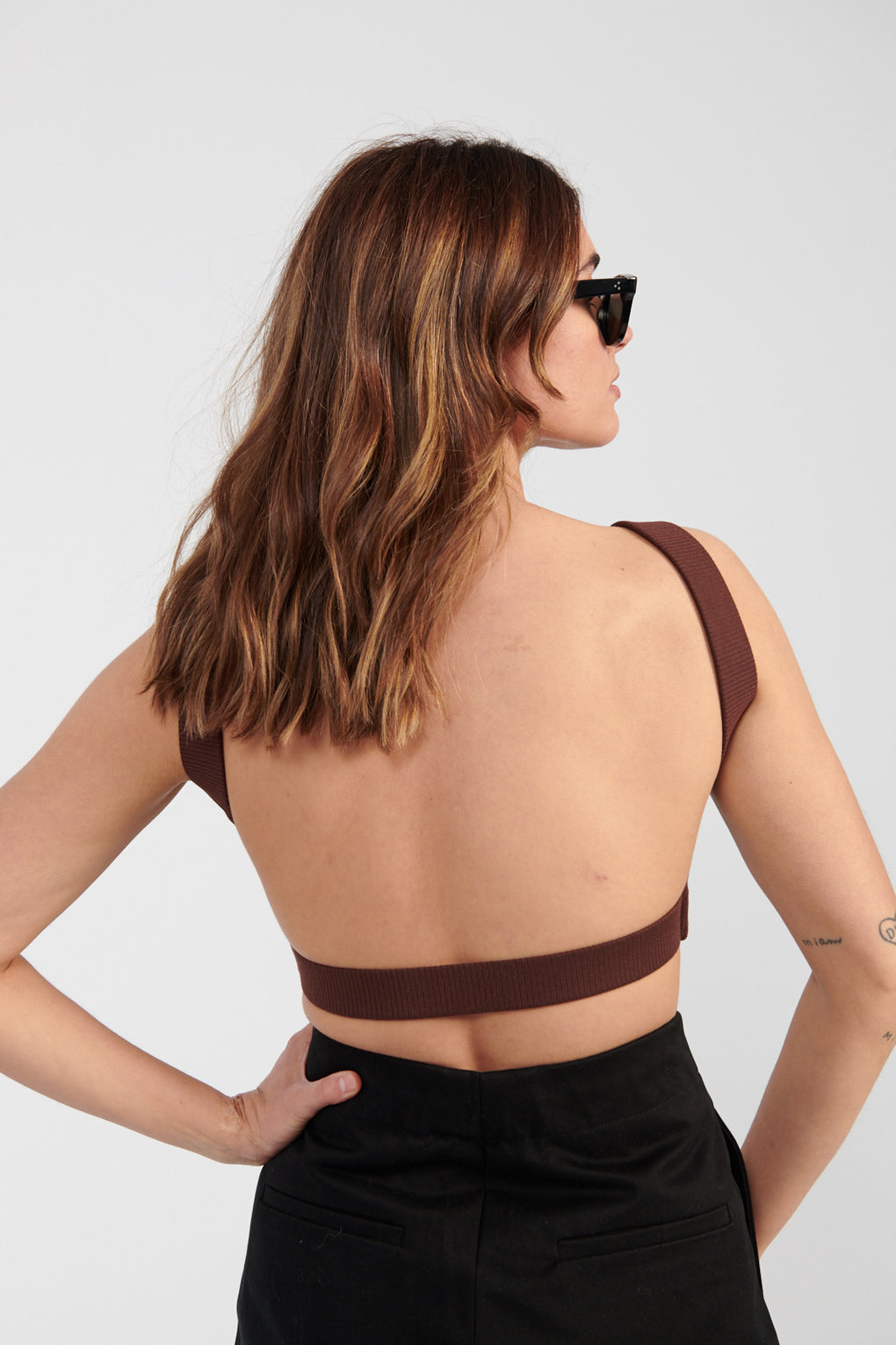 Nią Thomas Misty Bralette chocolate-Nia Thomas brown bralette-Idun-St. Paul