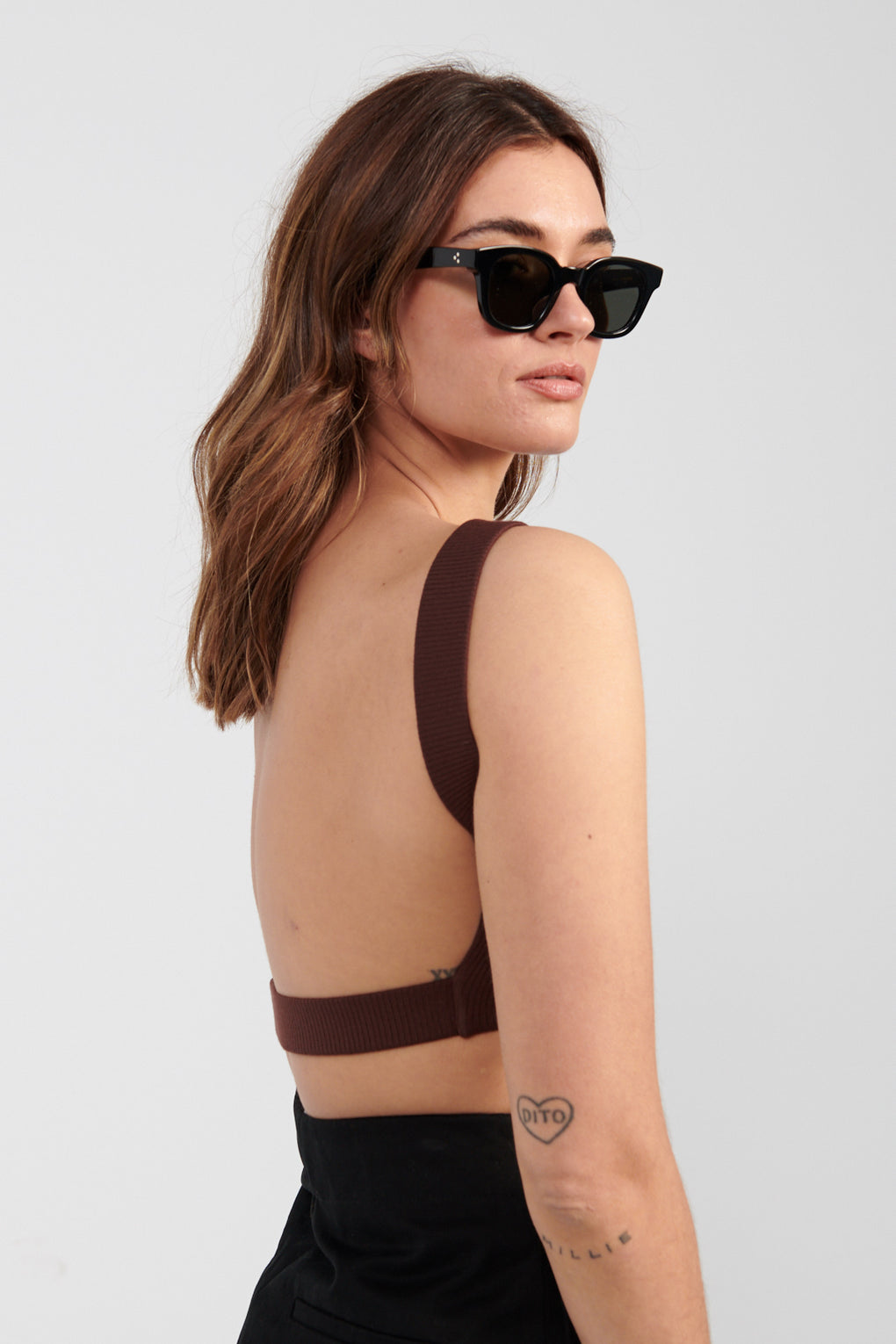 Nią Thomas Misty Bralette chocolate-Nia Thomas brown bralette-Idun-St. Paul