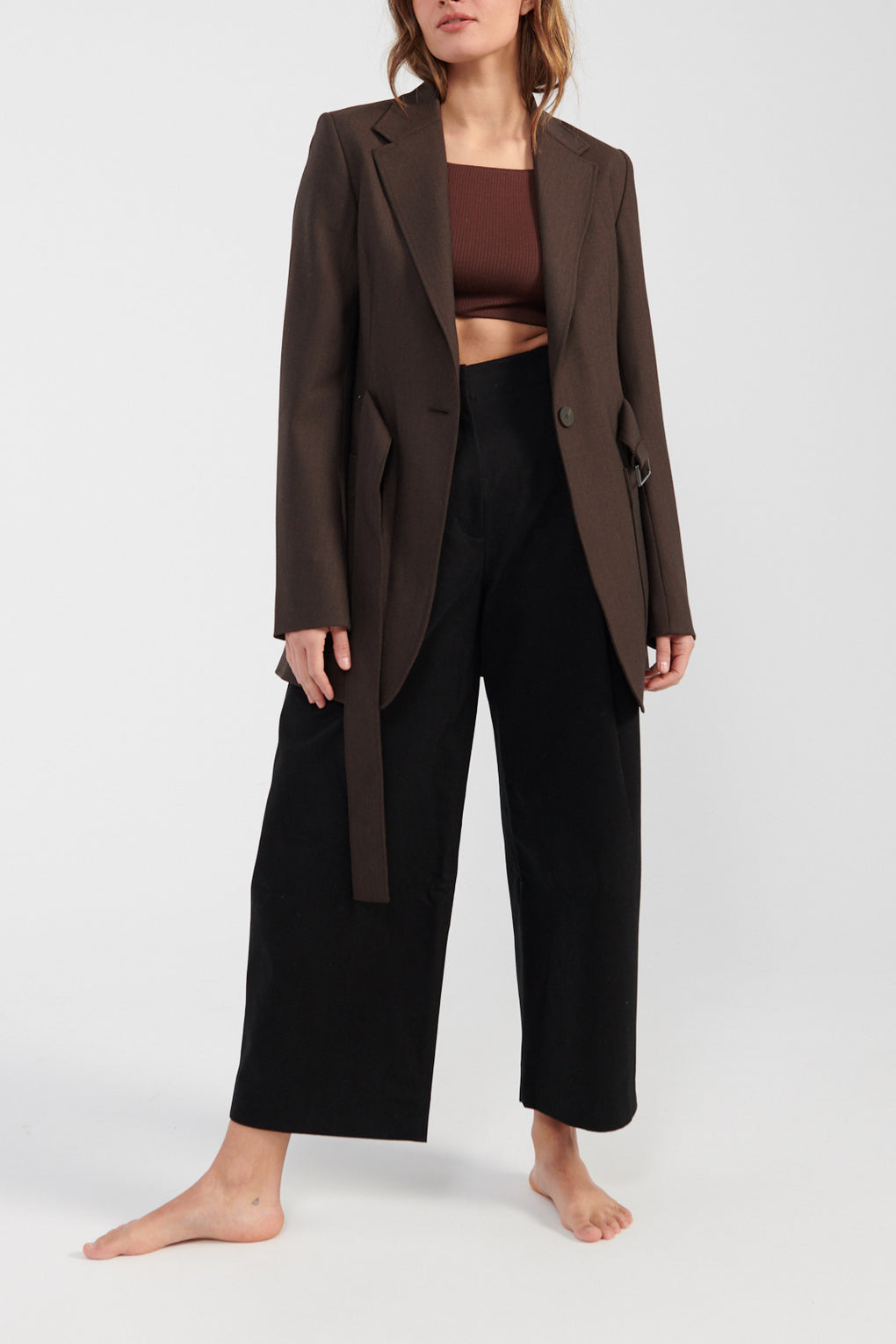 Studio Nicholson Somner Blazer-Studio Nicholson brown blazer-Idun-St. Paul