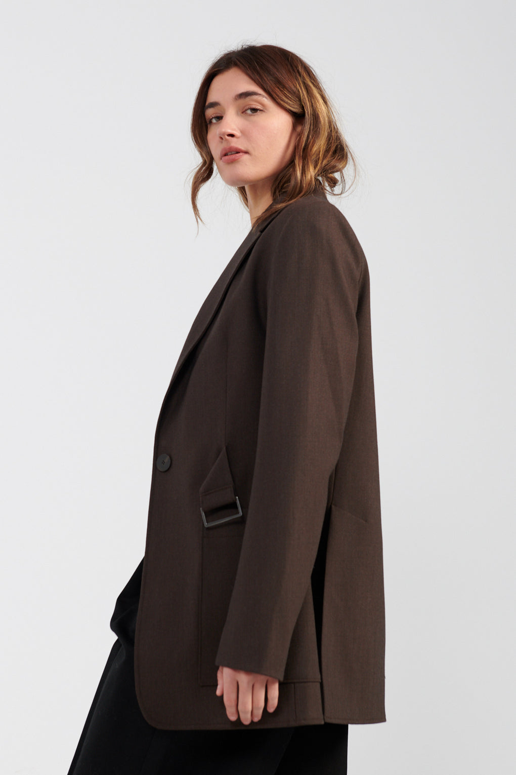 Studio Nicholson Somner Blazer-Studio Nicholson brown blazer-Idun-St. Paul