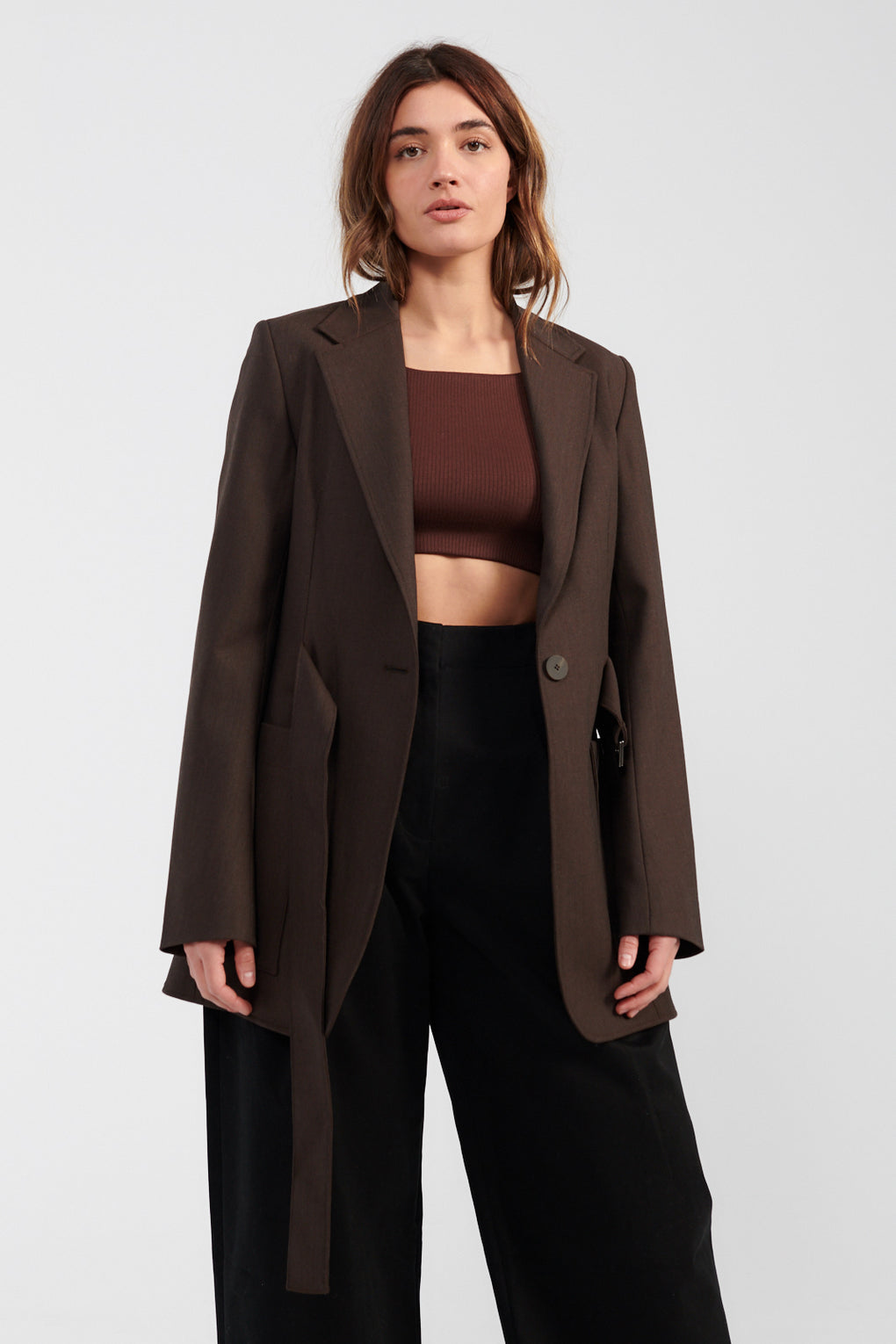 Studio Nicholson Somner Blazer-Studio Nicholson brown blazer-Idun-St. Paul