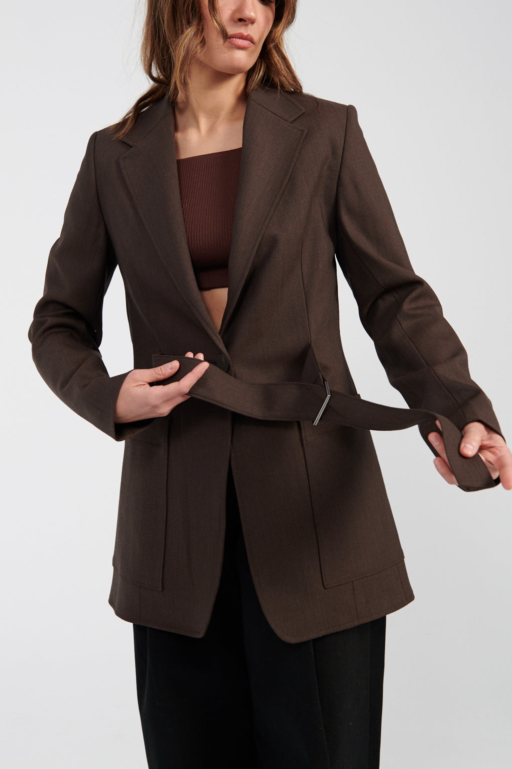 Studio Nicholson Somner Blazer-Studio Nicholson brown blazer-Idun-St. Paul