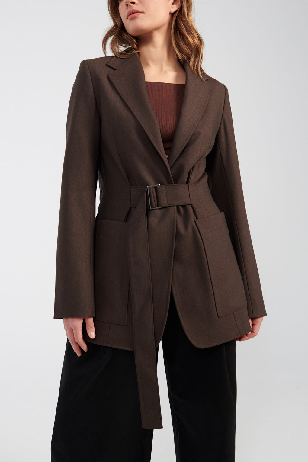 Studio Nicholson Somner Blazer-Studio Nicholson brown blazer-Idun-St. Paul