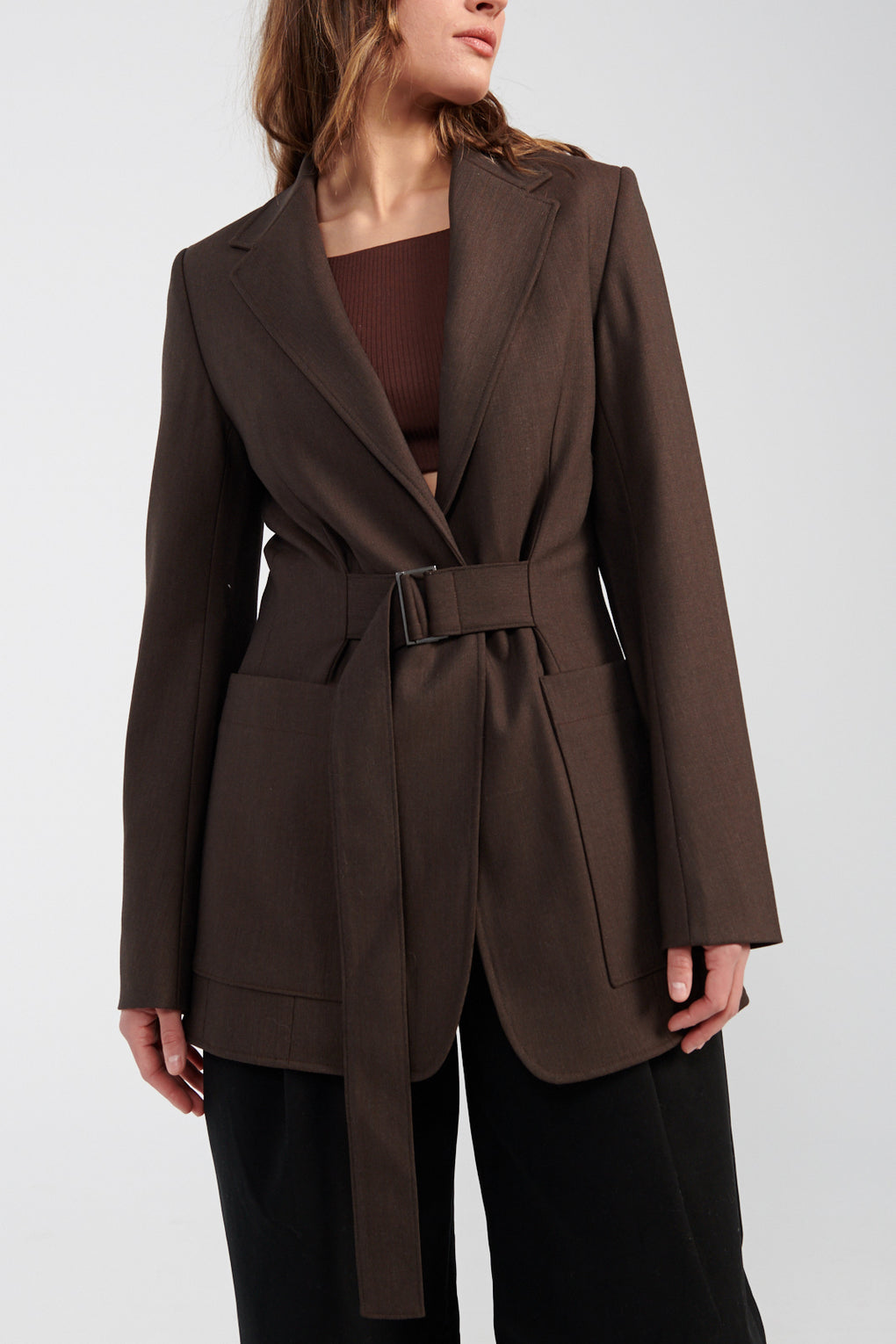 Studio Nicholson Somner Blazer-Studio Nicholson brown blazer-Idun-St. Paul