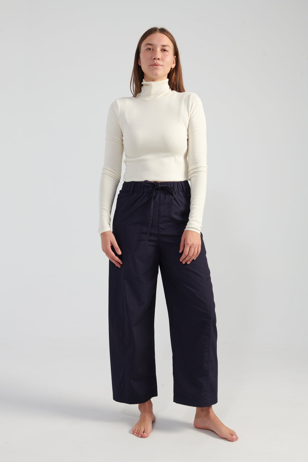 Elastic Straight Legged Trouser