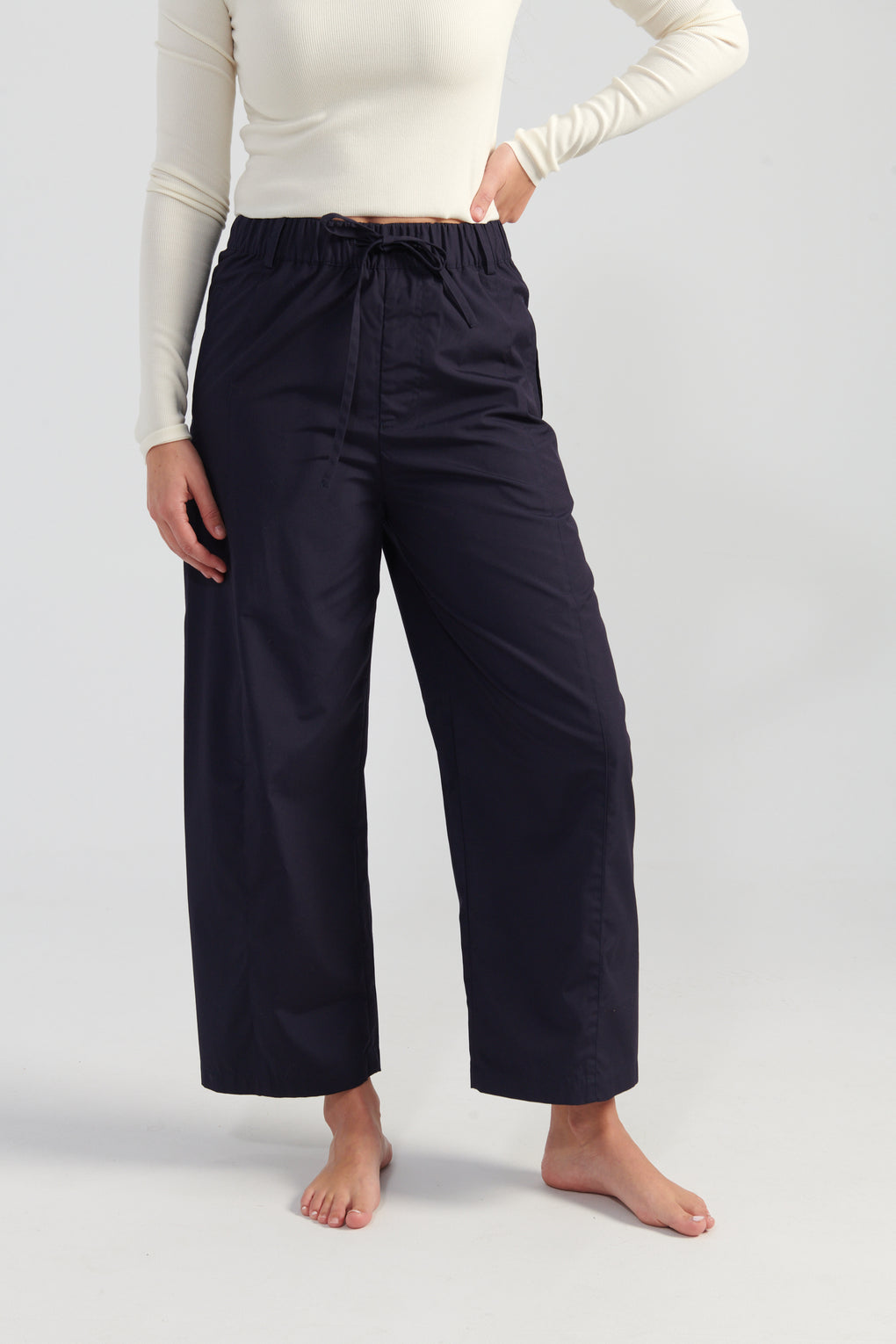 Elastic Straight Legged Trouser