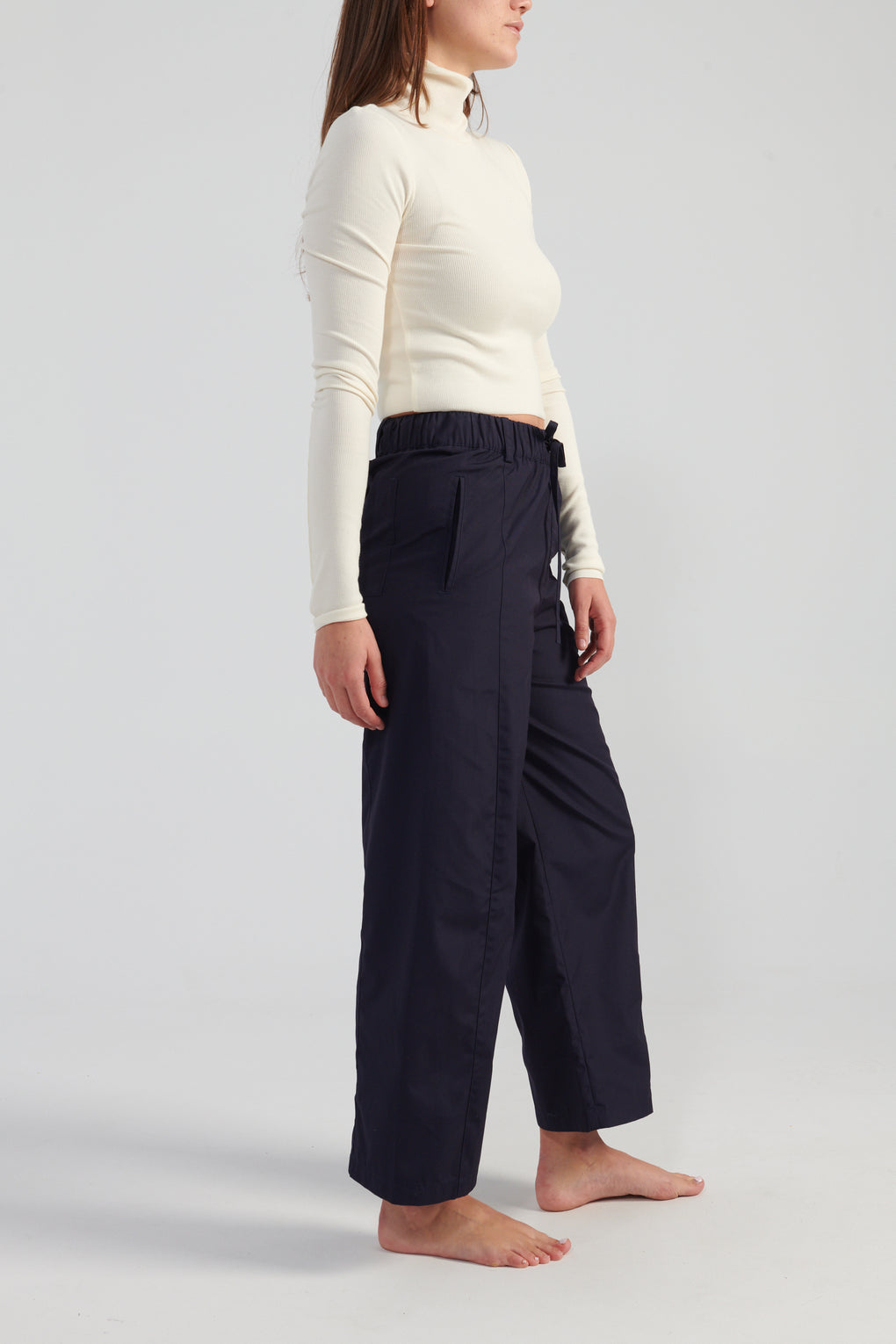 Elastic Straight Legged Trouser