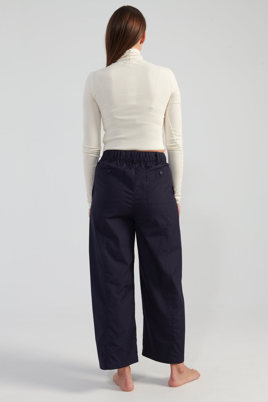 Elastic Straight Legged Trouser