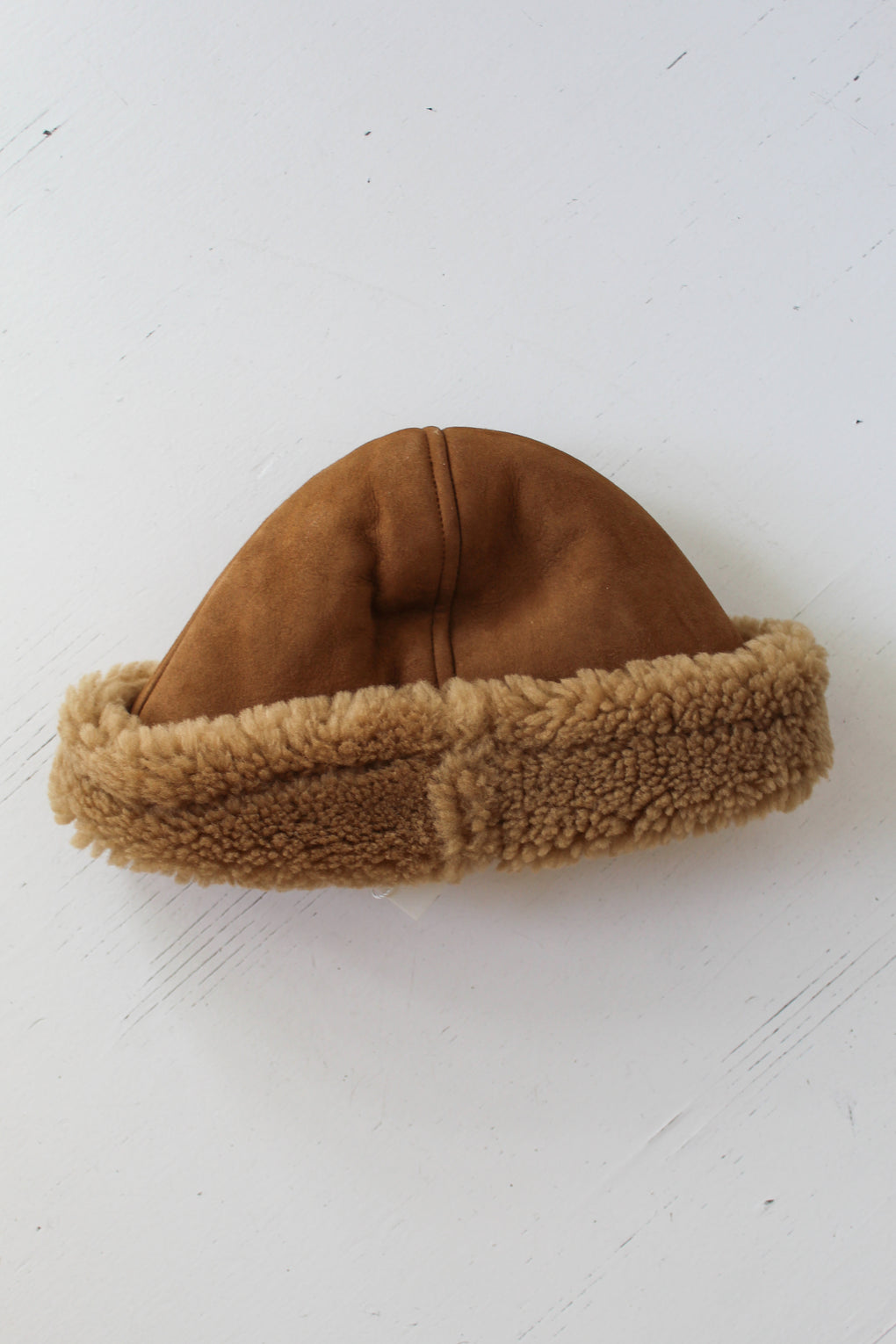 Suede Curly Cap
