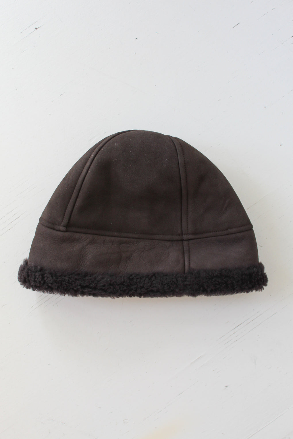 Suede Curly Cap